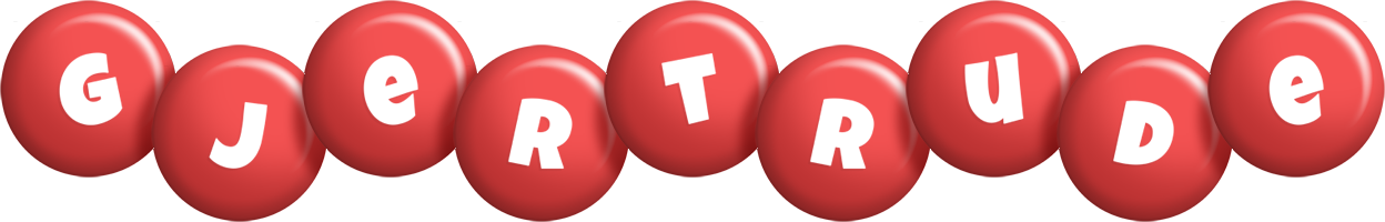 Gjertrude candy-red logo