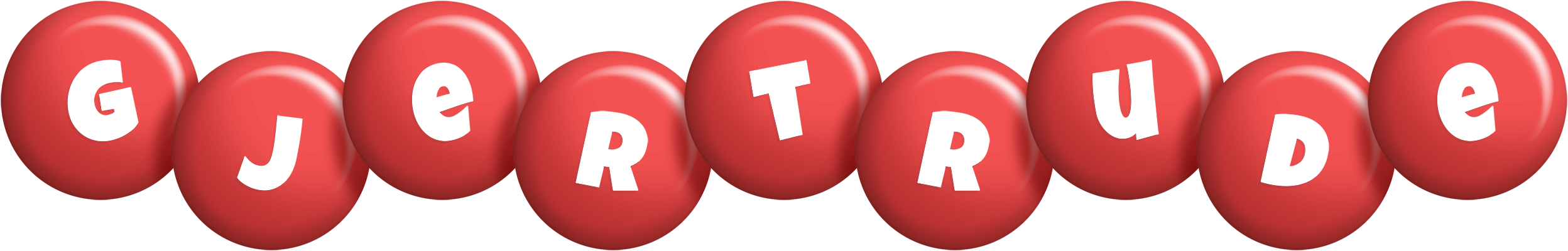 Gjertrude candy-red logo