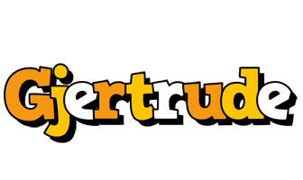 Gjertrude cartoon logo