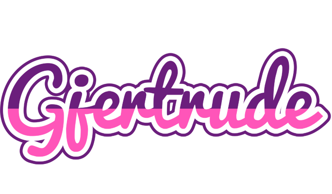Gjertrude cheerful logo