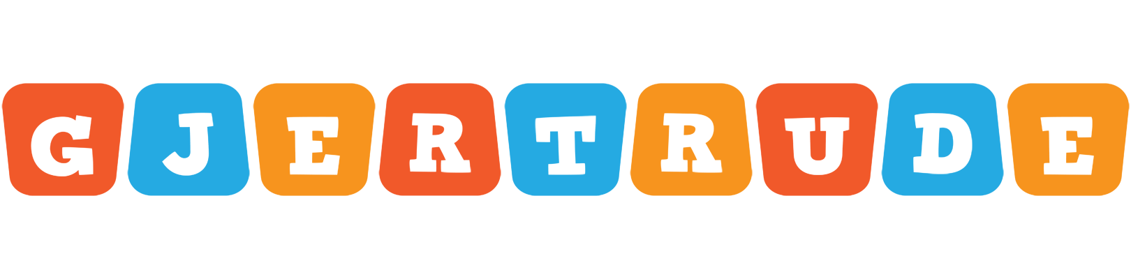 Gjertrude comics logo