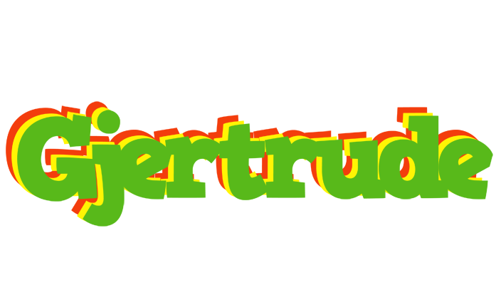 Gjertrude crocodile logo