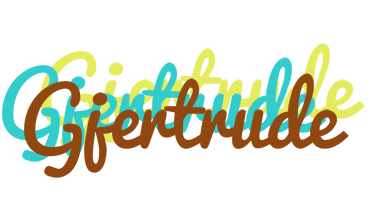 Gjertrude cupcake logo