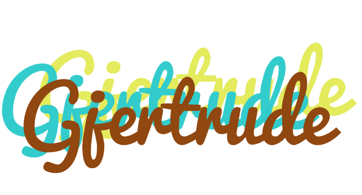 Gjertrude cupcake logo