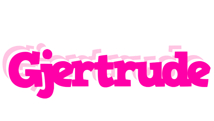 Gjertrude dancing logo