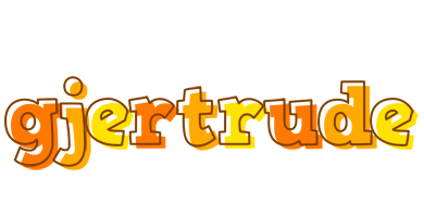 Gjertrude desert logo