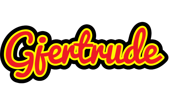 Gjertrude fireman logo