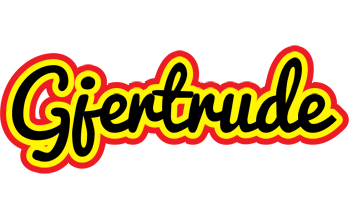Gjertrude flaming logo