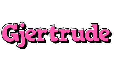 Gjertrude girlish logo