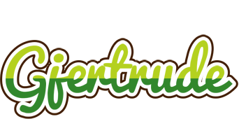 Gjertrude golfing logo