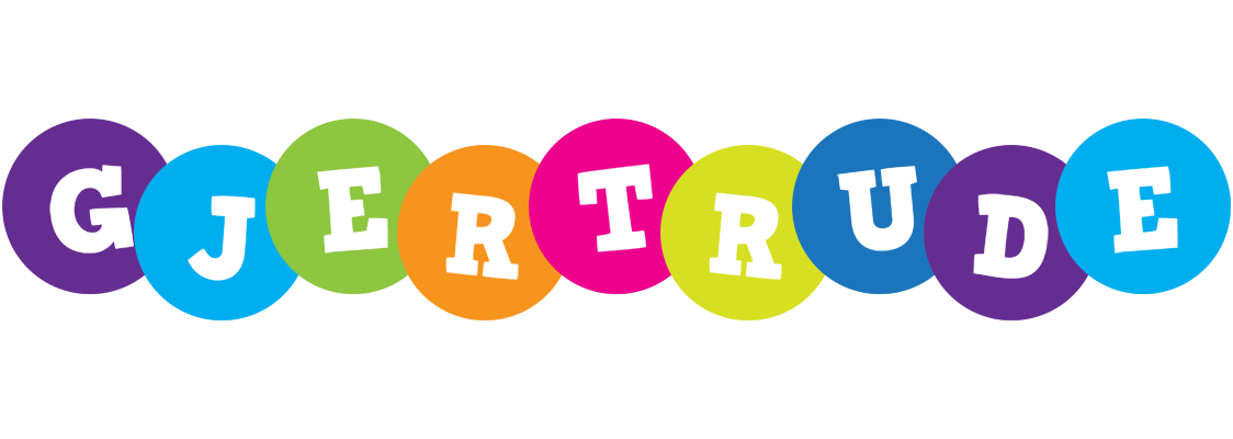 Gjertrude happy logo