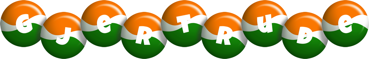 Gjertrude india logo
