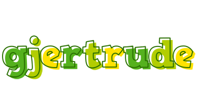 Gjertrude juice logo