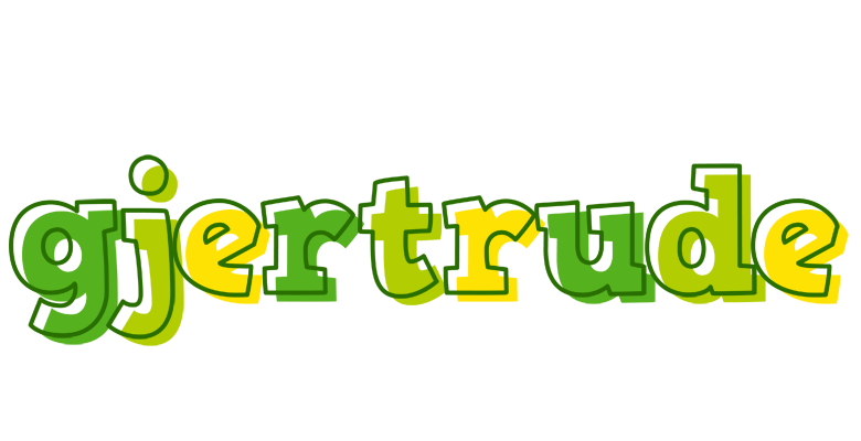 Gjertrude juice logo