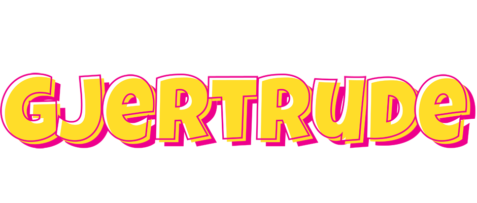 Gjertrude kaboom logo