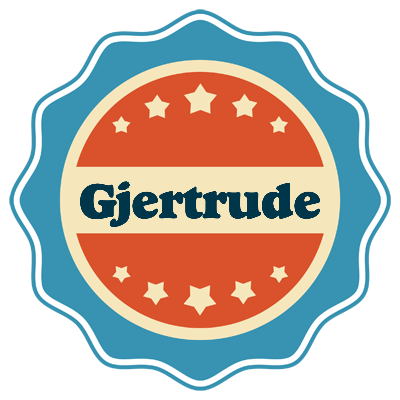Gjertrude labels logo