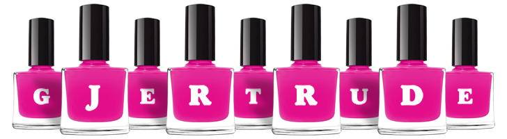 Gjertrude nails logo