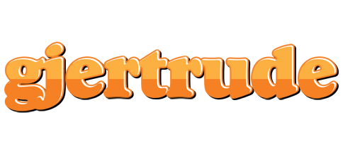 Gjertrude orange logo