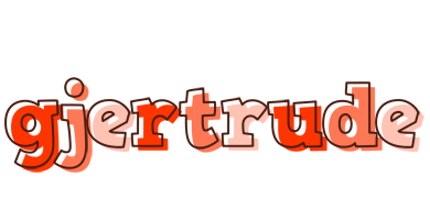Gjertrude paint logo