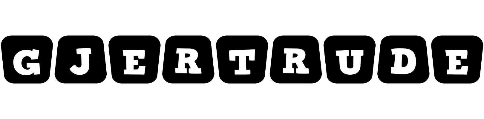 Gjertrude racing logo
