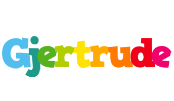 Gjertrude rainbows logo
