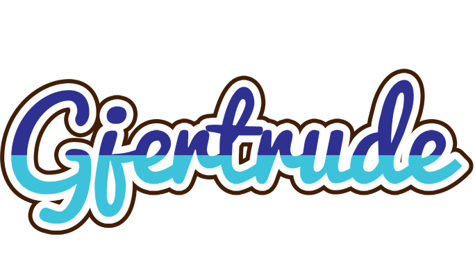 Gjertrude raining logo