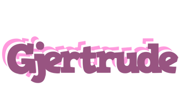 Gjertrude relaxing logo
