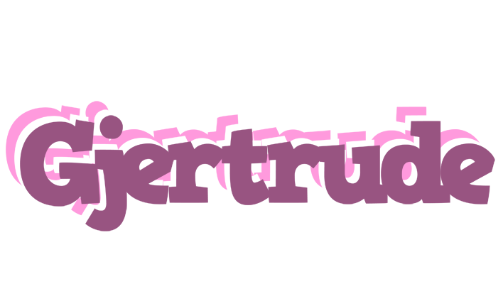 Gjertrude relaxing logo