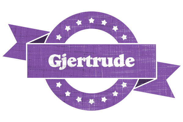 Gjertrude royal logo