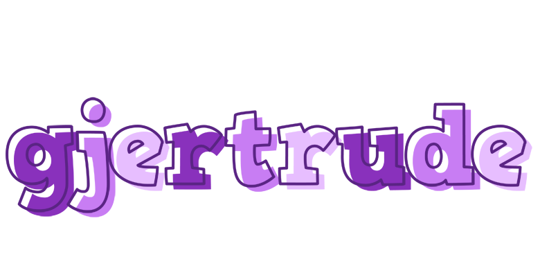 Gjertrude sensual logo