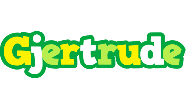 Gjertrude soccer logo