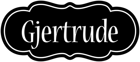 Gjertrude welcome logo