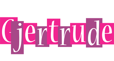 Gjertrude whine logo