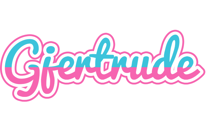 Gjertrude woman logo