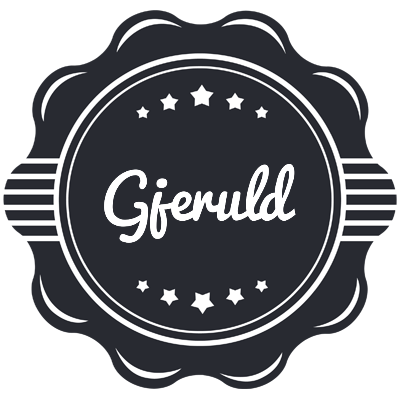 Gjeruld badge logo