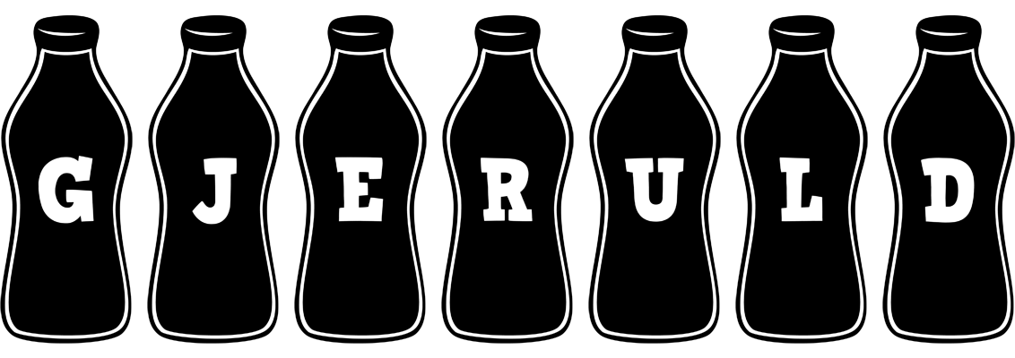Gjeruld bottle logo