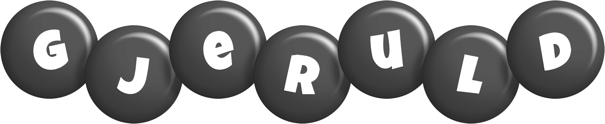 Gjeruld candy-black logo