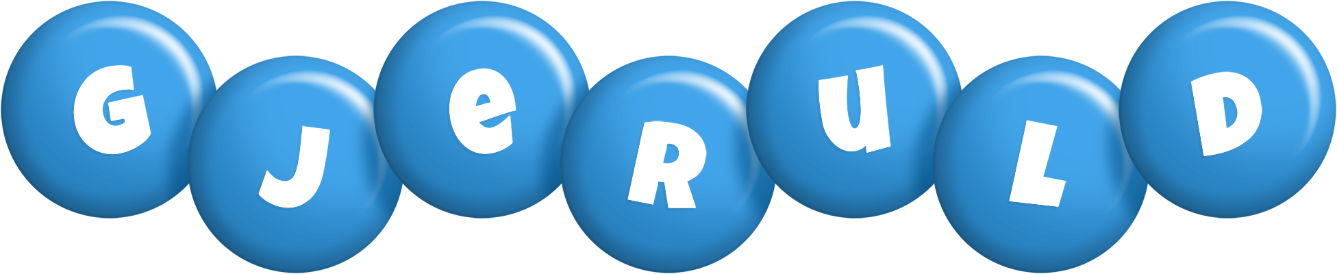 Gjeruld candy-blue logo