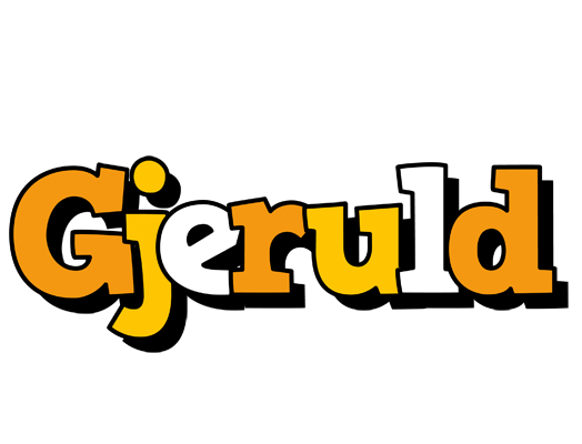 Gjeruld cartoon logo