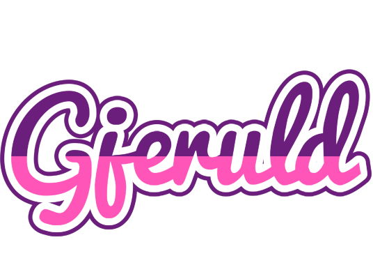 Gjeruld cheerful logo