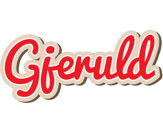 Gjeruld chocolate logo