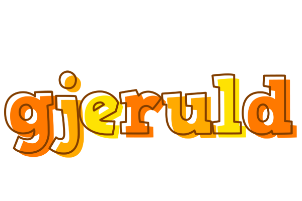 Gjeruld desert logo