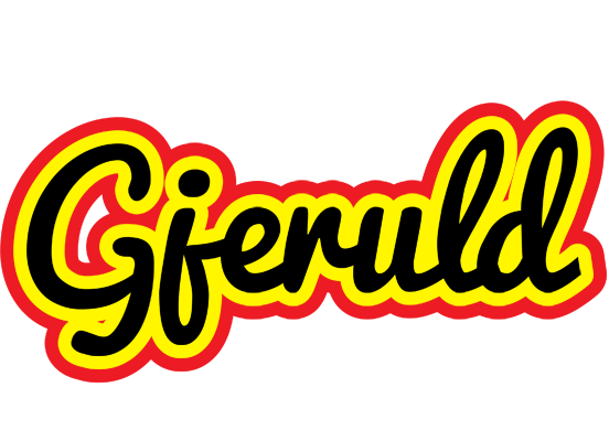 Gjeruld flaming logo