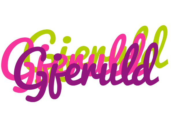 Gjeruld flowers logo