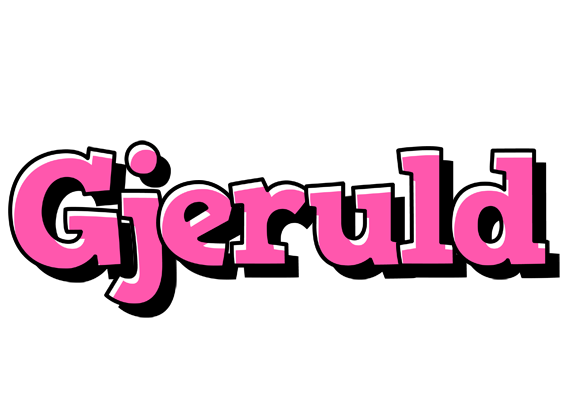 Gjeruld girlish logo
