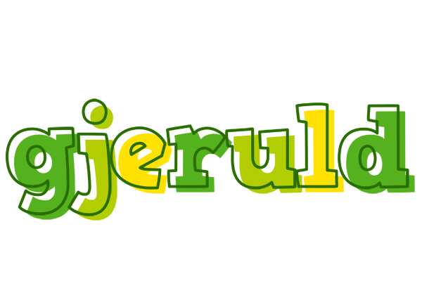 Gjeruld juice logo