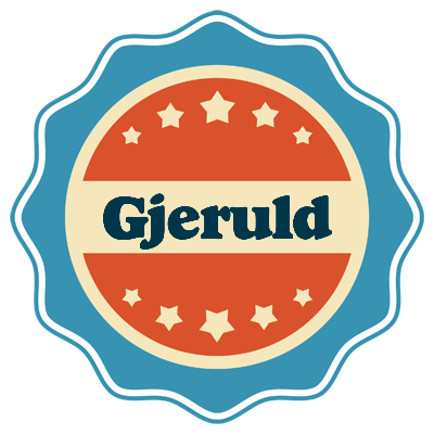 Gjeruld labels logo
