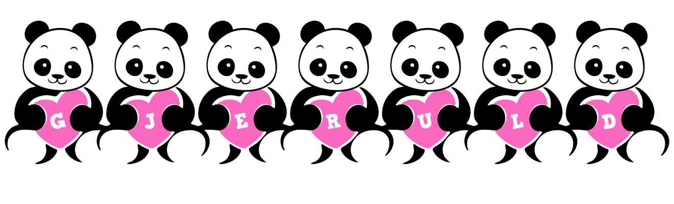 Gjeruld love-panda logo