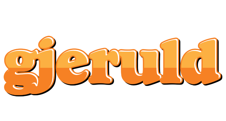 Gjeruld orange logo