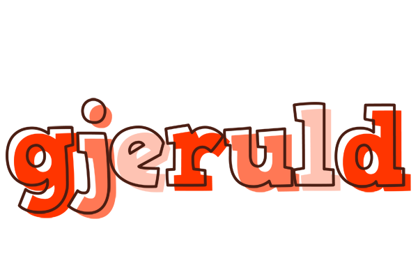 Gjeruld paint logo